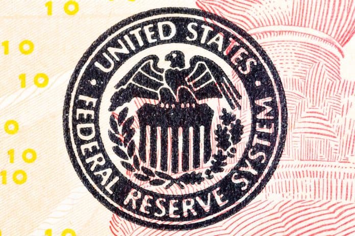 Federal,Reserve,Icon,On,A,Ted,Dollar,Bill.